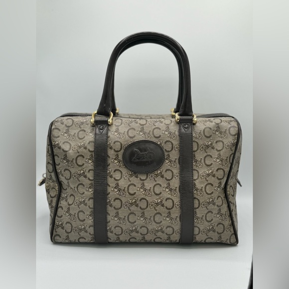 Celine Vintage C Macadam Carriage Boston Handbag EUC - Picture 4 of 16